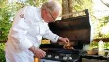 Visiting Chef John Ash entertains at the Beach Bar
