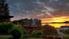 Sunset from the Talon Lodge Beach Bar