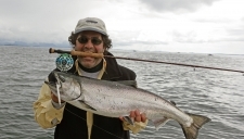 Saltwater King caught on Fly Rod by Visiting Chef Eddie Matney