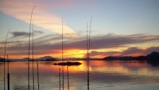 Alaska Lodge Sunset